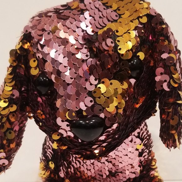 ๐Goffa Flip Sequins Plush Dog, EUC ๐$5 or 5 for $10๐ - Picture 7 of 13